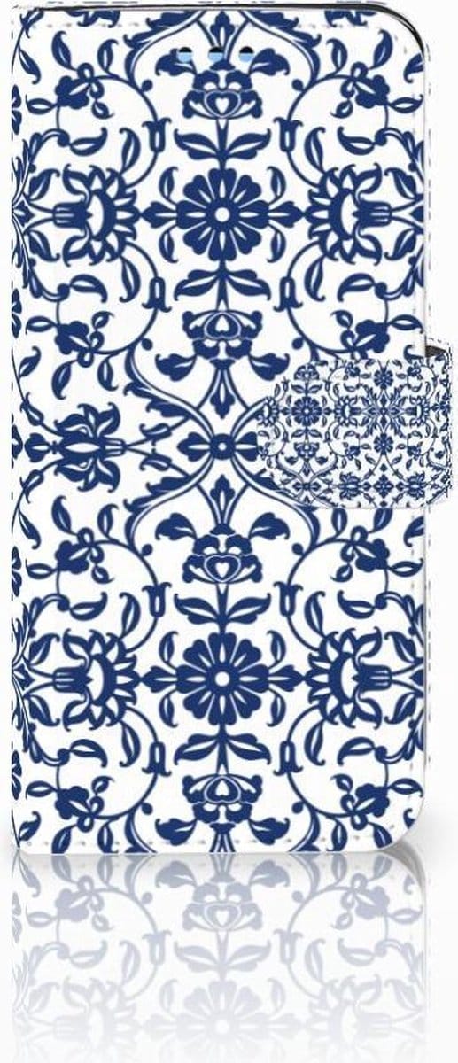 Samsung Galaxy S9 Hoesje Flower Blue