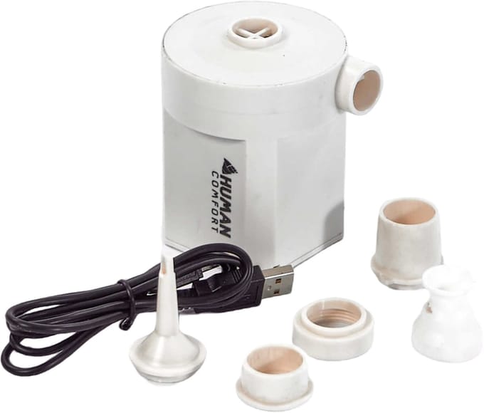 Human Comfort Compacte Luchtpomp USB - Luchtbedden pompen -
