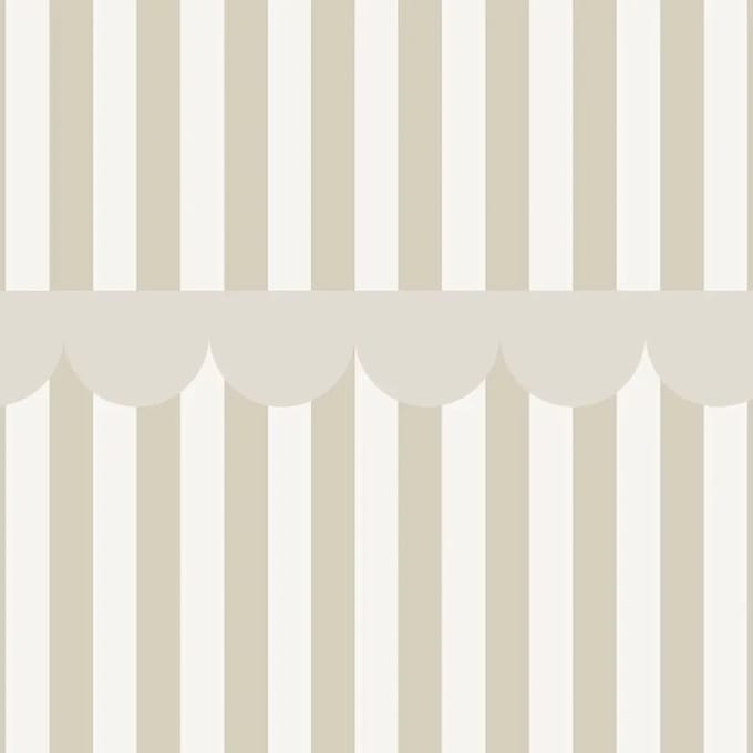 Eenvoudig voorbeeld baby behang Dekornik Rustic