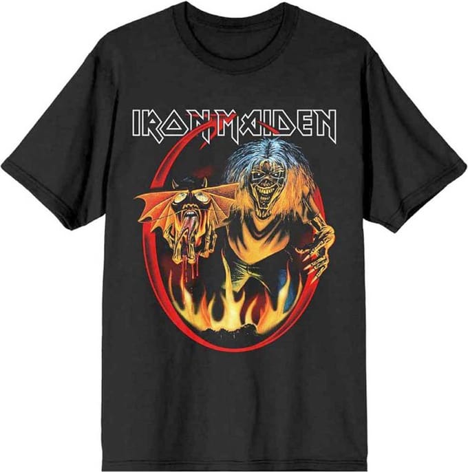 Iron Maiden - Number Of The Beast Devil Tail Heren Tshirt - 2XL - Zwart