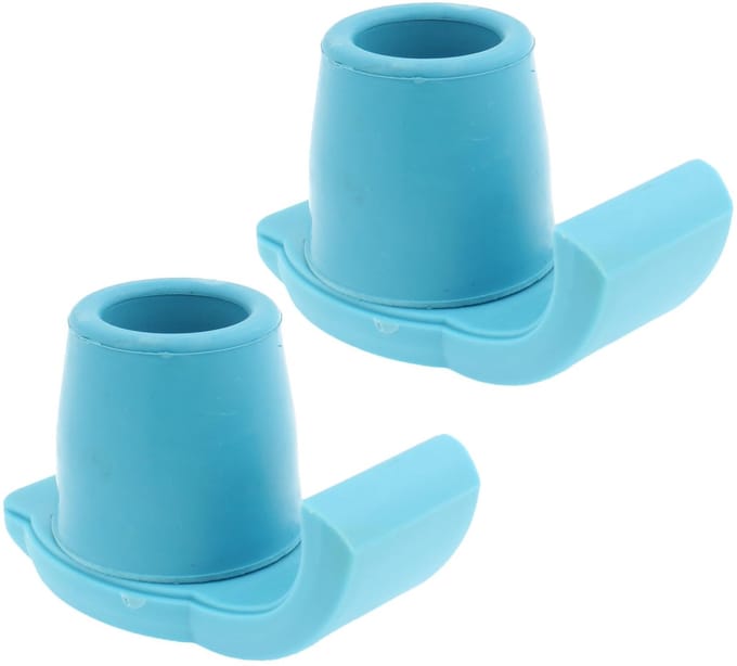 Solidchoice- Looprek Inclusief Glijders - Douchestoel - Looprekken voor Ouderen - Looprek Inklapbaar - Looprek met Wielen - Rubber Hulzen 25mm