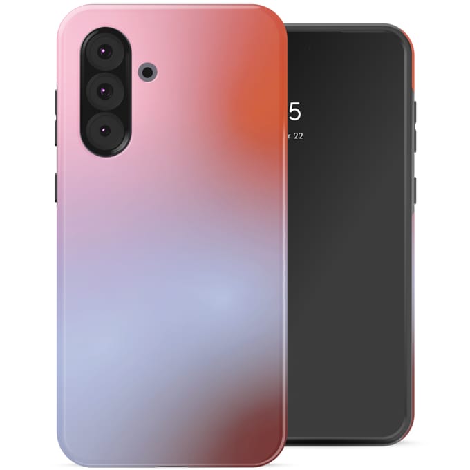 Selencia Hoesje - Geschikt voor Samsung Galaxy A36 / A56 (5G) - Backcover - Gradient Soft Blush