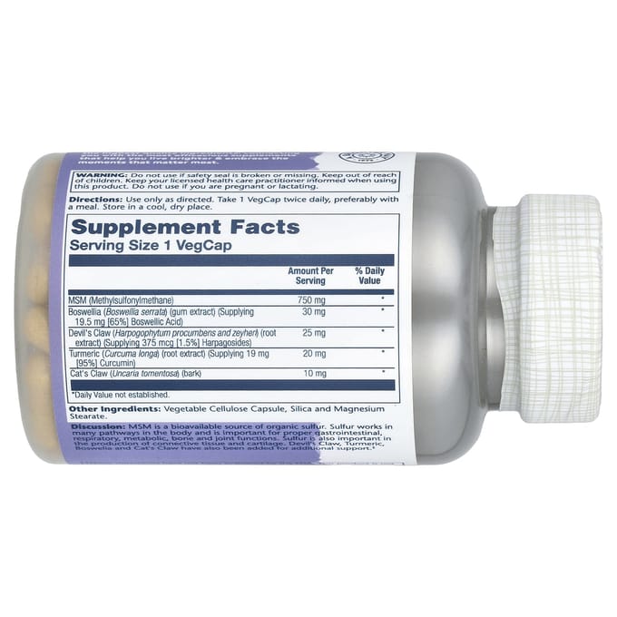 Msm, 750Mg, Vegcap 90 Tabletten