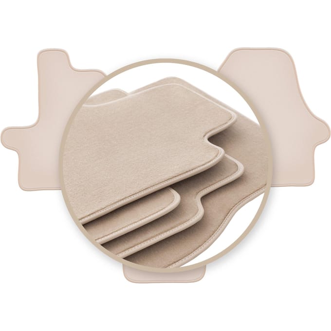 PREMIUM beige vloermatten voor: Peugeot Boxer III bestelbus 2014 -
