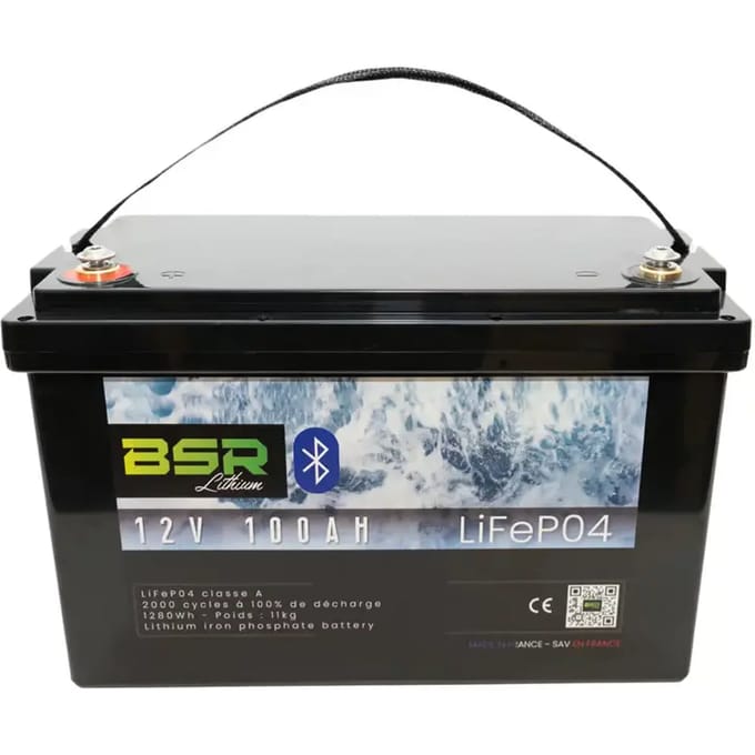 Batterij BSR LifePo4 12V/100 Ah
