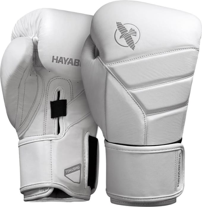 Hayabusa T3 Kanpeki Bokshandschoenen - Leer - Arctisch Wit 14 oz