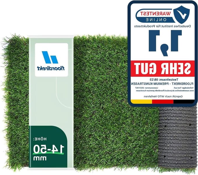 Kunstgras Tapijt - Tuingazon Gazon - Balkon Terras - Weerbestendig - 200 x 200 cm - Groen
