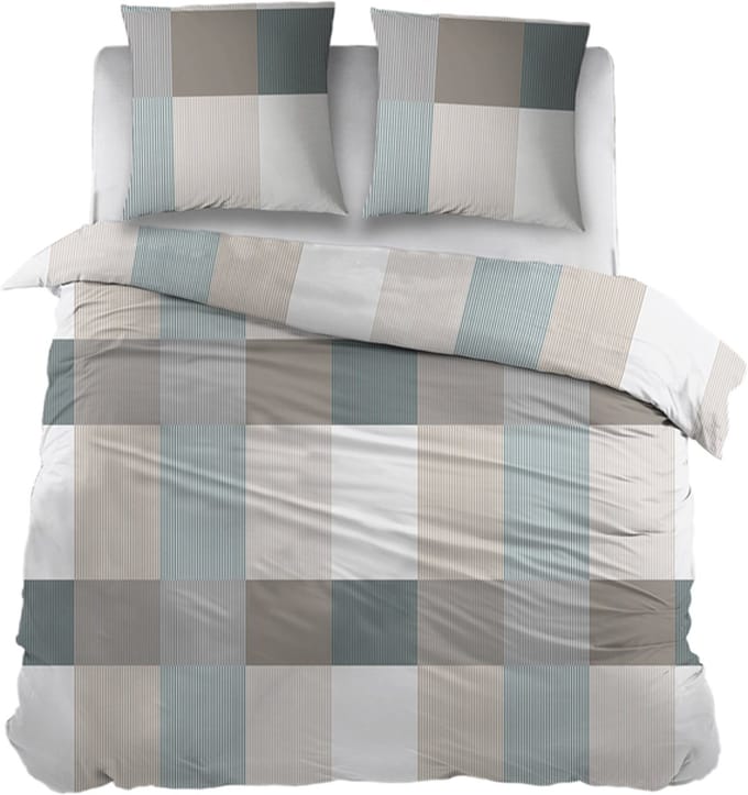 Snoozing Greet Dekbedovertrek - Extra breed - 260x200/220 cm - Groen