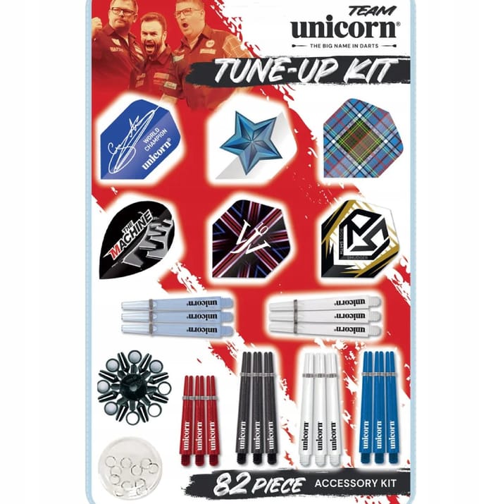 Dart Onderdelen Set - 82 Delen: Pijltjes, Assen & Accessoires