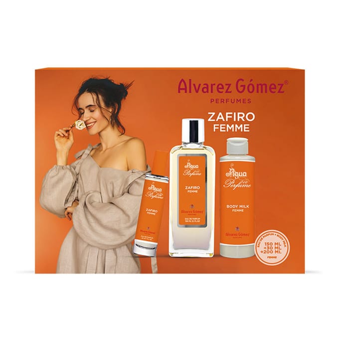 Eau de parfum - ALVAREZ GOMEZ - ZAFIR - 150ml + 30ml - Concentration élevée - Parfum envoûtant