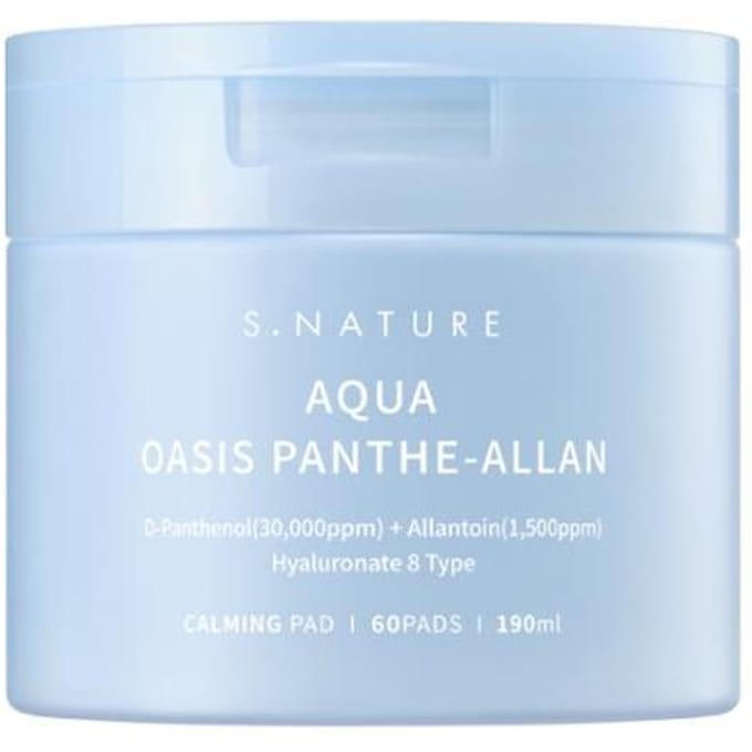 [S.NATURE] Aqua Oasis Panthe-Allan Calming Pad 60EA white