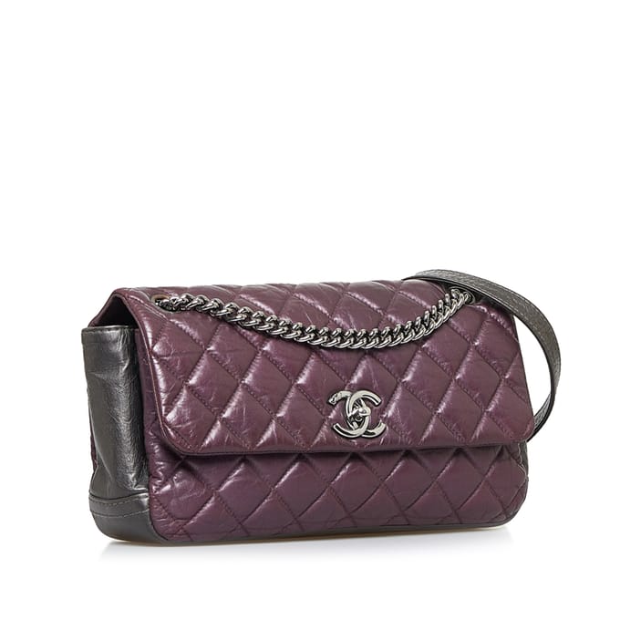 Gequilted Leren Schoudertas