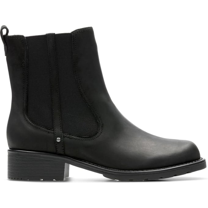 Clarks - maat 42- Orinoco Club Dames Laarzen - Black Leather