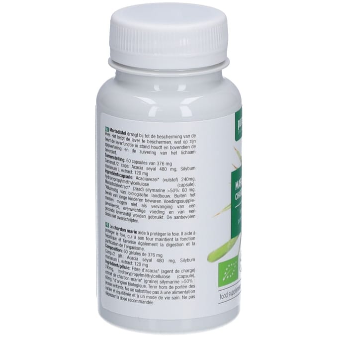 Purasana mariadistel extract 60 mg biologisch