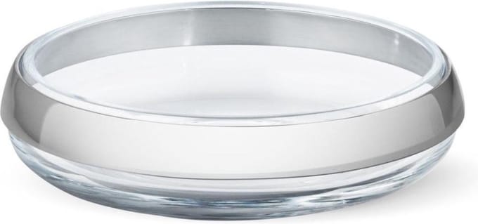 Georg Jensen Serveerschalen Duo 15 X 4 Cm Glas Zilver