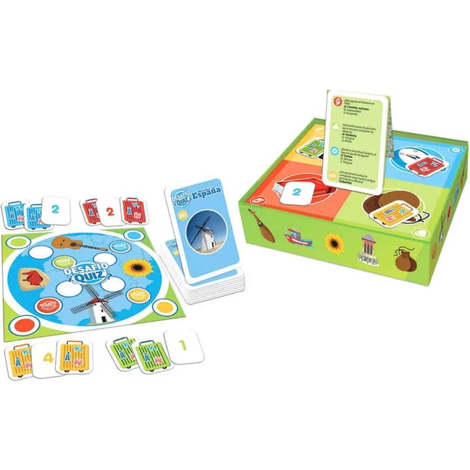 Bordspellen Educa Borras Challenge Quiz Discover Spain