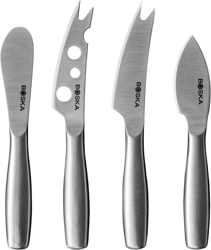 Boska Kaasmessenset Mini Copenhagen - Kaasmesjes en botermes - Set van 4 - Kaasmessen - Vaatwasserbestendig - RVS