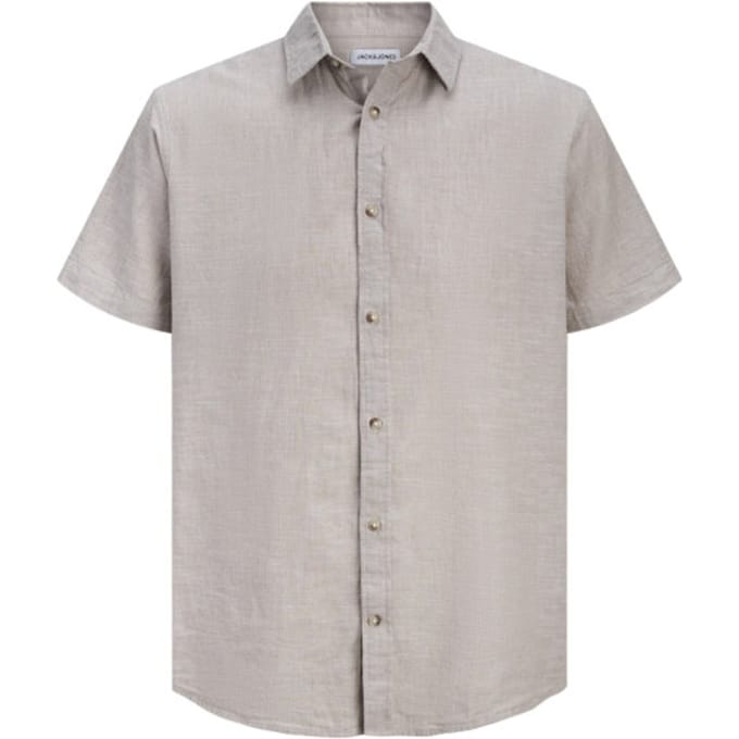 Jack & Jones Heren Overhemd regular fit Grijs L Volwassenen