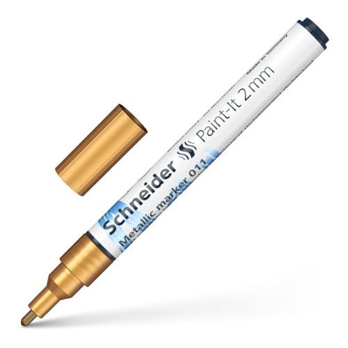 Schneider metallic marker - Paint-It 011 - 2mm - goud metallic - S-ML01101066