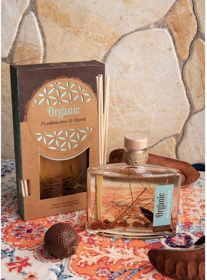 Organic goodness - Wierook en mirre geurstokjes - reed diffuser - geurverspreider - 1 stuks