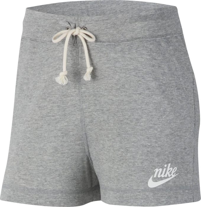 Nike - Maat M - Nsgyvntg Short Sportbroek Dames Dk Grey Heather/Sail