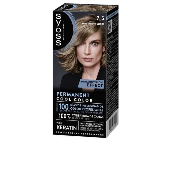 PERMANENTE KOELE KLEUR #7.5-Medium Asblond 1 st
