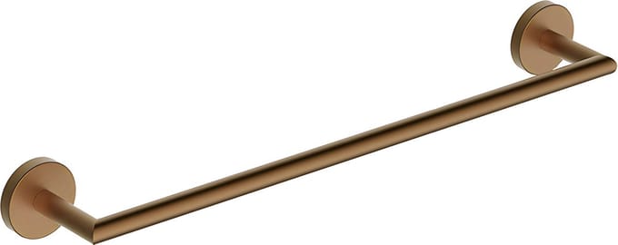 Wiesbaden Alonzo Handdoekrek 66 cm - Geborsteld Brons Koper PVD