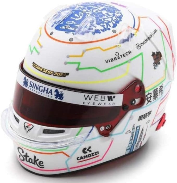 Formule 1 Miniboxhelm 1:5 Formule Racewagen Piloot Chinese Editie