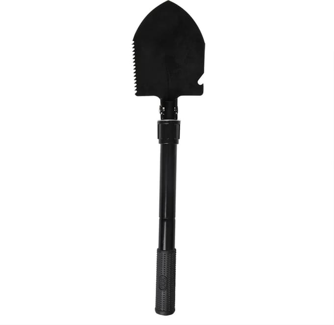 VCTparts® Vouwschep Compact Demonteerbaar met Draagtas Zwart