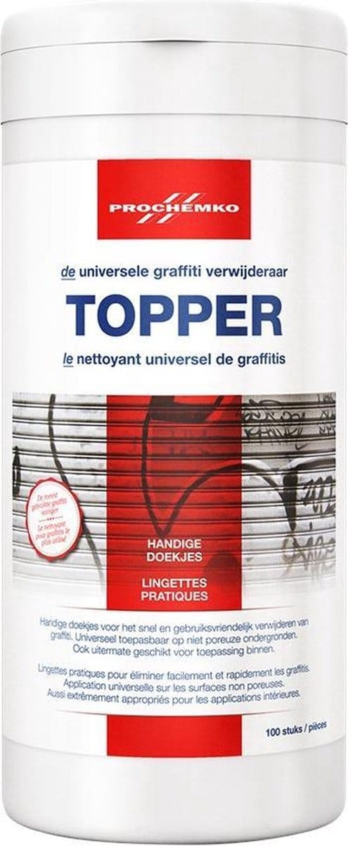 Prochemko Graffiti verwijderaar Topper doekjes (100st)