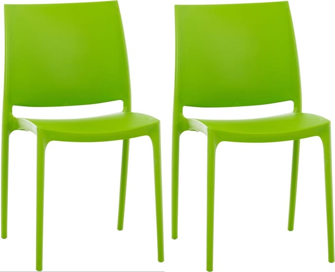 CLP Maya Set van 2 Stoelen groen