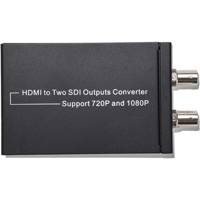 NK-M009 HDMI naar twee SDI converter audio-adapter Ondersteuning 720P / 1080P EU-stekker US Plug