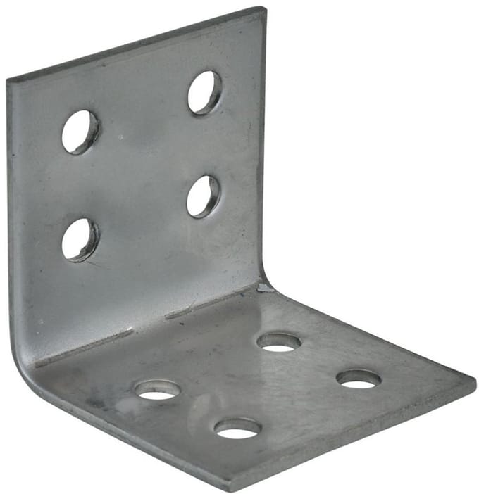 Versterkingshoek - 40 x 40 x 60 mm - RVS