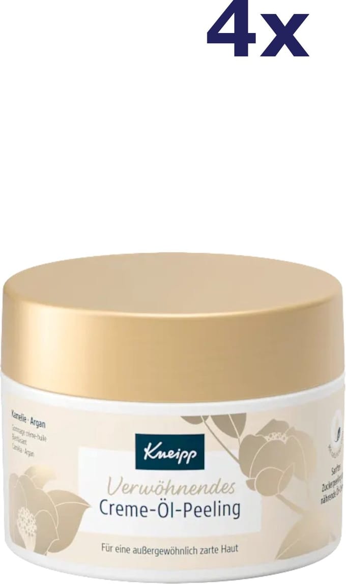 4x Kneipp pampering Cream-Oil Scrub 200 ml peeling