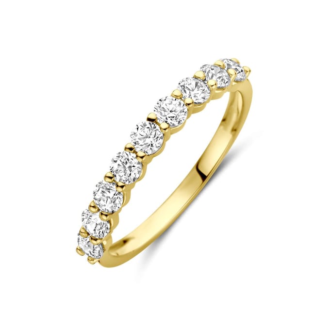 14K Geelgouden Ring met Zirkonia 4035043 – 3 mm