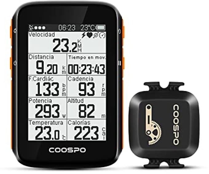 Draadloze GPS Fietscomputer met 2,6 inch LCD-display - Waterdicht en Geschikt voor Racefiets en MTB