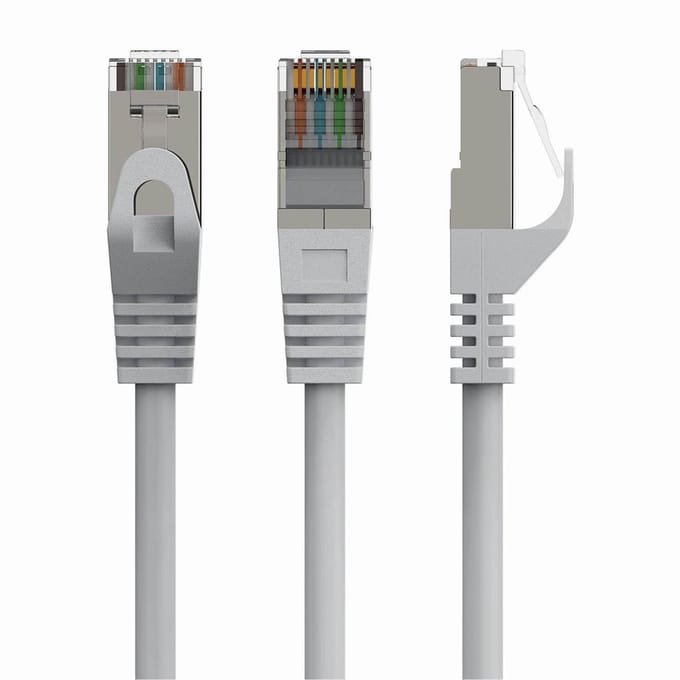 Gembird FTP Cat6 Netwerkkabel - Grijs - 20 Meter - Stevige Verbinding