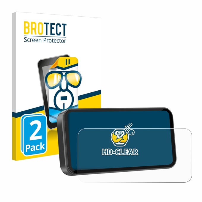 BROTECT - Screenprotector voor Carpuride W603D 6.3" - Folie Beschermfolie transparant 2 Stuks