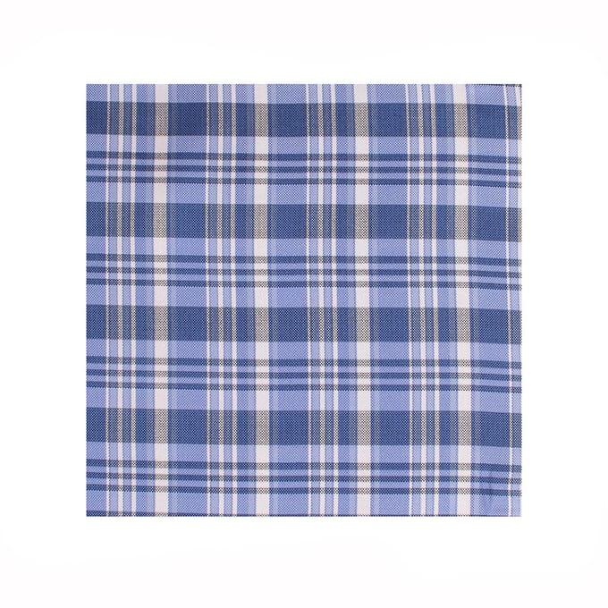 TRESANTI | EVELINIO | Zijden pochet klassieke ruit | Navy