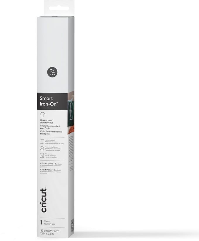 Cricut Smart Iron-On - heat transfer material - 33 cm x 90 cm - white