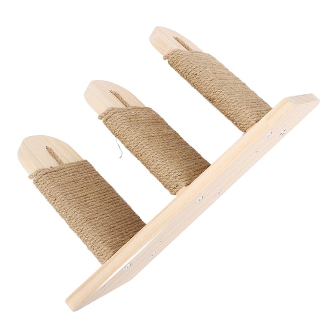 Katten Wandmontage Klimplanken Grenenhout Stabiele Structuur Ruimtebesparend Katten Wandplanken voor Thuis beige