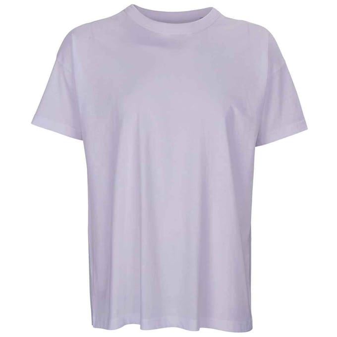 SOLS Heren Boxy Oversized T-shirt (Lila)
