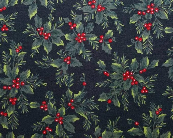 Kerst Placemat vinyl | Hulst | 4 stuks
