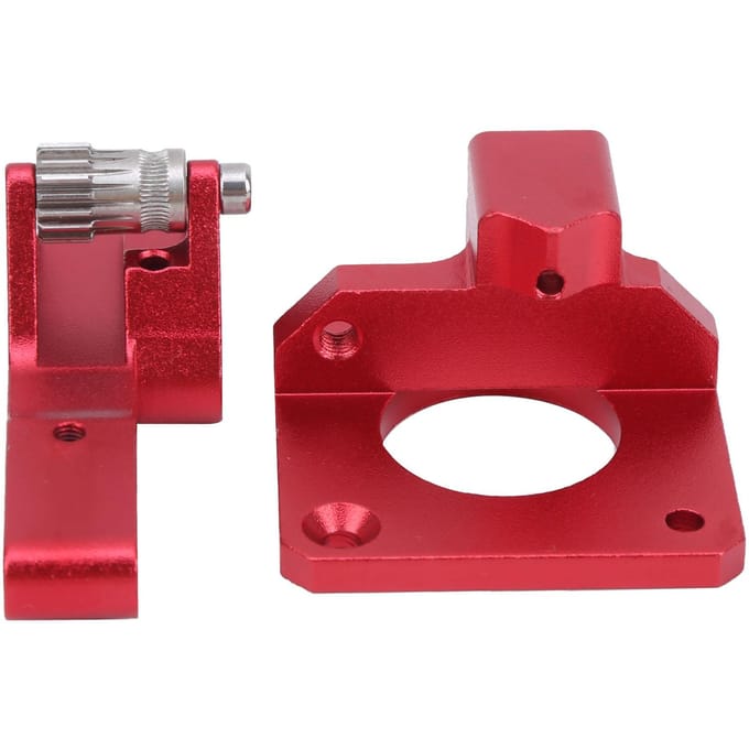 3D Printer Extruder Dubbel Tandwiel Geschikt voor Ender?3  CR10S PRO Originele Rode Printeraccessoires red