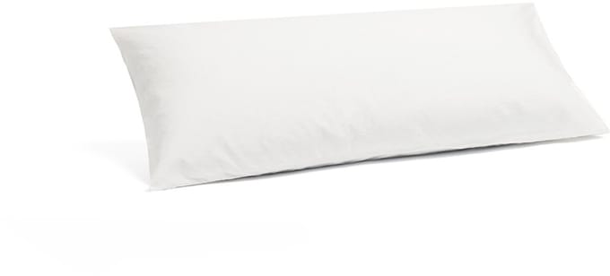 Yumeko kussensloop percal katoen wit 40x80 - Bio, eco & fairtrade - 1 stuk