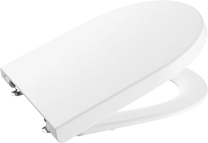 Toiletbril - WC-bril - Comfortabel Zitten - Softclose Mechanisme - Rond - Wit