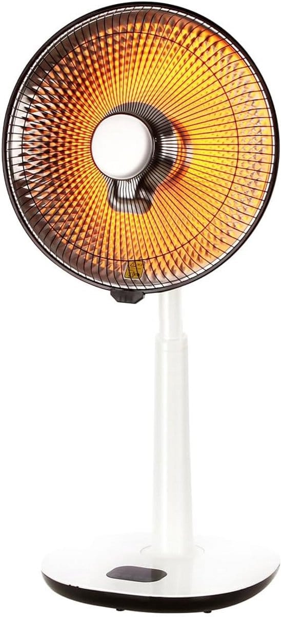 Compacte Elektrische Verwarming met Afstandsbediening en Timer - Instelbaar Vermogen