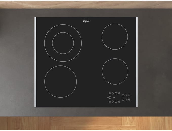Whirlpool AKT 8130 BA - Keramisch kookplaat - ZWart