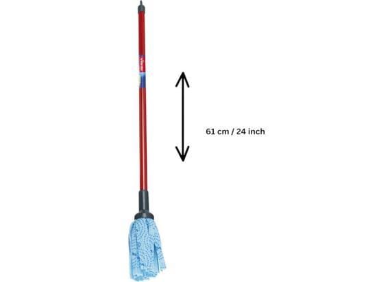Vileda speelgoed dweil met kleine emmer - 22 cm - Rood