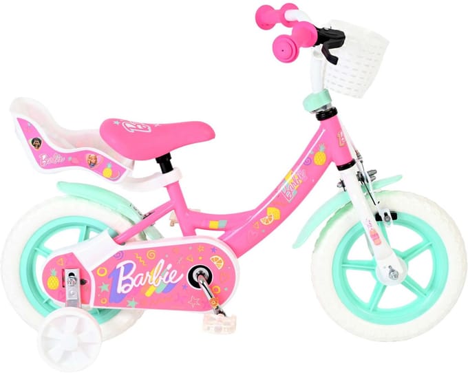 Barbie Kinderfiets - Meisjes - Mag Wheels - 12 inch - Roze